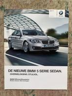 Nederlandse brochure BMW 5-serie sedan F10 facelift 2013, Nieuw, Ophalen of Verzenden, BMW, BMW