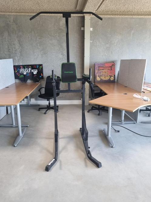 Tunturi PT20 Power Tower – complete homeworkout, Sport en Fitness, Fitnessapparatuur, Zo goed als nieuw, Krachtstation, Armen