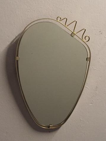 OPRUIMING  jaren 60 spiegel Gio Ponti Fontana Arte stijl beschikbaar voor biedingen