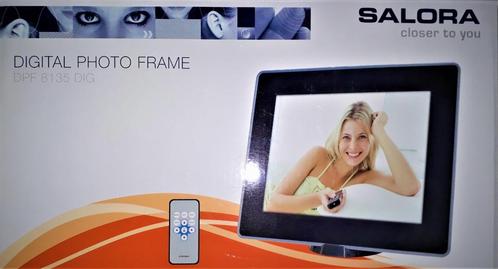 Salora digitaal fotoframe, NIEUW, Audio, Tv en Foto, Fotografie | Digitale fotolijsten, Nieuw, 8 tot 12 inch, Afstandsbediening