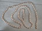 18 karaat goud sluiting parel ketting 106 cm, Sieraden, Tassen en Uiterlijk, Antieke sieraden, Verzenden, Goud, Ketting
