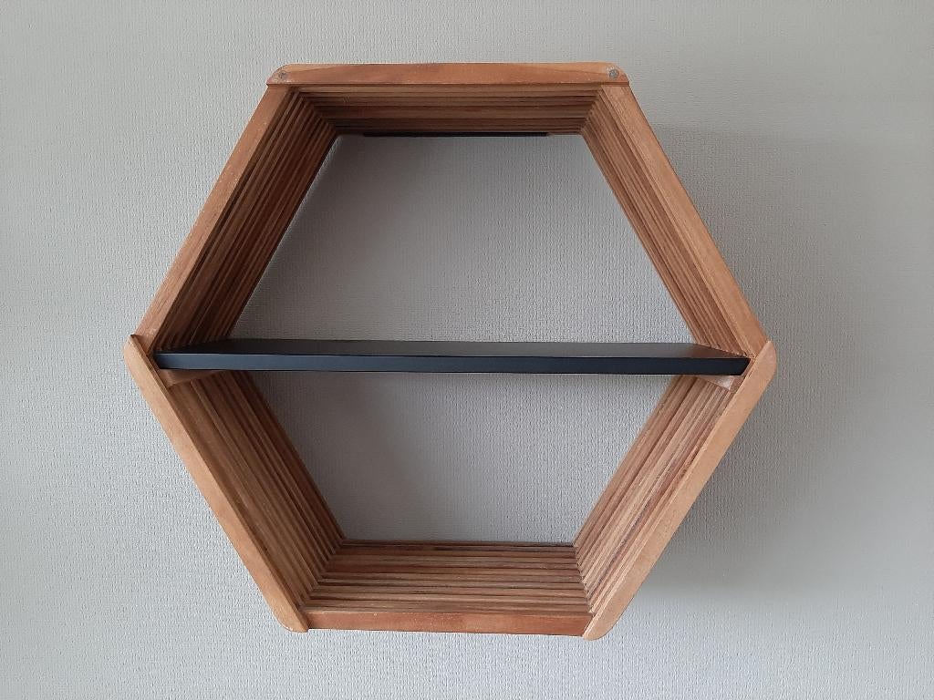 Wandrekken set Hexagon, Huis en Inrichting, Woonaccessoires | Wanddecoraties, Zo goed als nieuw, Ophalen