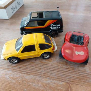 Vintage Tonka Speelgoed Auto's - Set van 3 beschikbaar voor biedingen