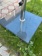 Zware natuursteen parasolvoet 50x50cm, Tuin en Terras, Parasols, Ophalen, Gebruikt, Minder dan 1 meter, Parasolvoet