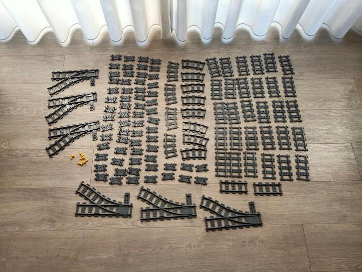 Grote verzameling Lego treinrails, Kinderen en Baby's, Speelgoed | Duplo en Lego, Gebruikt, Ophalen of Verzenden