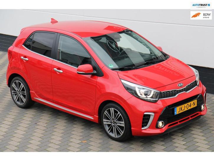 Kia Picanto 1.2 GT-Line Automaat Carplay Camera Leder LED !, Auto's, Kia, Bedrijf, Te koop, Picanto, ABS, Achteruitrijcamera, Adaptive Cruise Control