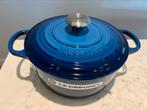 SALE NIEUWE Le Creuset Azure 24 cm 4,2 liter, zonder de doos, Gietijzer, Nieuw, Ophalen of Verzenden, Keramische plaat