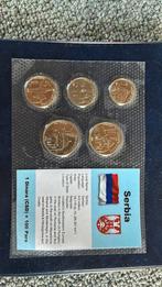 Servië Unc munten in blister, Ophalen of Verzenden, Overige landen