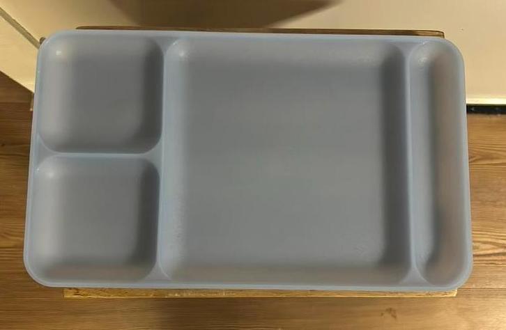 Blauw vintage Tupperware Dienblad met Vakken, Huis en Inrichting, Keuken | Keukenbenodigdheden, Nieuw, Ophalen of Verzenden