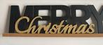 Kerst Woondecoratie ‘ Merry Christmas ‘ , 2 stuks, nieuw, Ophalen of Verzenden, Nieuw