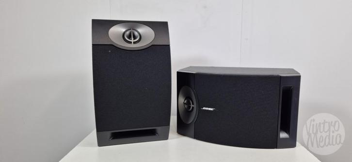 Bose 201 Series V Luidsprekers | Speakers | Bookshelf, Audio, Tv en Foto, Luidsprekers, Refurbished, Front, Rear of Stereo speakers