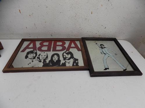 Popmuziek Abba rockstar J Travolta ? spiegel bandleden 1980, Huis en Inrichting, Woonaccessoires | Overige, Gebruikt, Ophalen of Verzenden