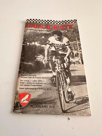 Peugeot racefiets instructieboekje 1975 beschikbaar voor biedingen