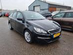 Peugeot 308 SW 1.6 BlueHDI Blue Lease NAV.+ Airco Bj:2015 NA, Voorwielaandrijving, Gebruikt, 4 cilinders, Zwart