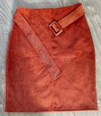 NIEUW ENVY Prachtige bruine rok fijne rib , maat S 36, Bruin, Nieuw, Ophalen of Verzenden, Onder de knie