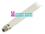 Antenne kabel Plat F-Connector female - F- female 0.20 wit, Nedis, Nieuw, Info@marbeco.nl, Minder dan 2 meter