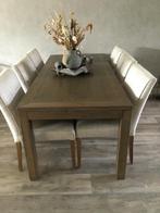 Tafel eiken old grey, Huis en Inrichting, Tafels | Eettafels, Ophalen, Gebruikt, Eikenhout, 200 cm of meer