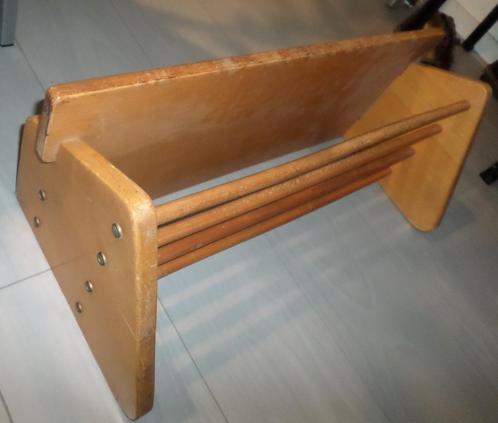 Vintage / 50's rek / keukenrek in beukenhout, Huis en Inrichting, Woonaccessoires | Wandplanken en Boekenplanken, Gebruikt, Ophalen