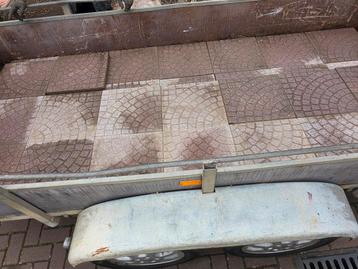 16m² Terrastegels - 38 stuks beschikbaar voor biedingen