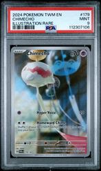 PSA 9 Chimecho 179 Twilight Masquerade, Hobby en Vrije tijd, Verzamelkaartspellen | Pokémon, Ophalen of Verzenden, Zo goed als nieuw