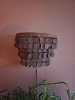 Leuke schijfjes wandlamp. 36 cm breed en 26 cm hoog., Huis en Inrichting, Ophalen of Verzenden, Zo goed als nieuw