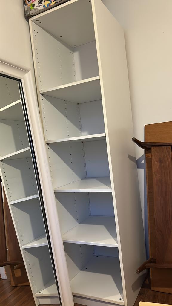 Ikea pax kast met planken 50x58x200, Huis en Inrichting, Kasten | Boekenkasten, Gebruikt, Minder dan 50 cm, 150 tot 200 cm, 50 tot 75 cm