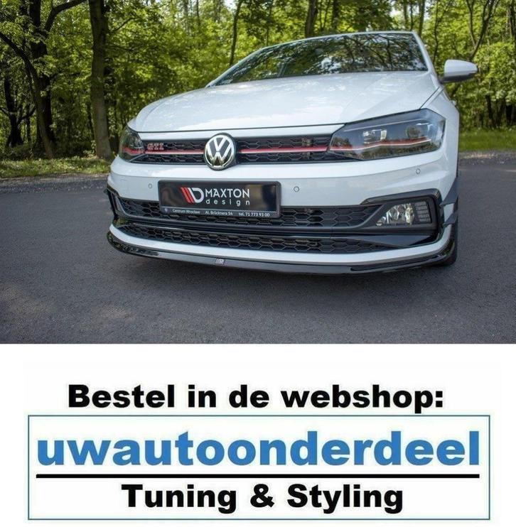 Maxton Desgin Spoiler Splitter Diffuser Geschikt Voor Vw Pol, Auto diversen, Tuning en Styling, Verzenden