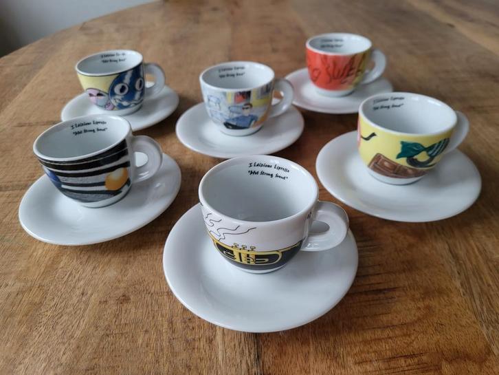 d'Ancap "Hot Strong Sweet" Espresso kop & schotel, Huis en Inrichting, Keuken | Servies, Nieuw, Kop(pen) en/of Schotel(s), Overige stijlen