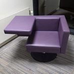 Offect design fauteuil stoel paars, Eenpersoons, Minder dan 75 cm, Ophalen of Verzenden, Zo goed als nieuw