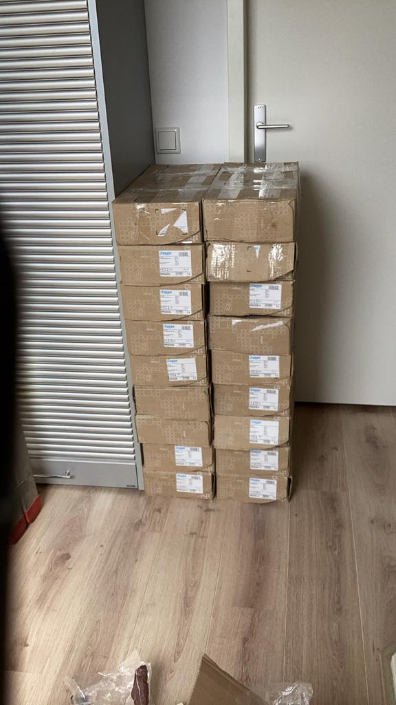 Hager meterkasten 25% korting op goedkoopste internet prijs, Doe-het-zelf en Verbouw, Elektra en Kabels, Nieuw, Overige typen