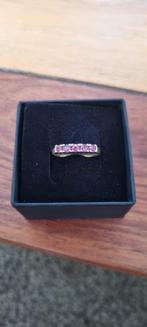 Gouden ring, Wit, Ophalen of Verzenden, Zo goed als nieuw, 17 tot 18