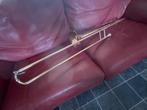 Piston trombone Getzen -  trombone Connquest USA., Verzenden, Gebruikt, Tenor, Met koffer
