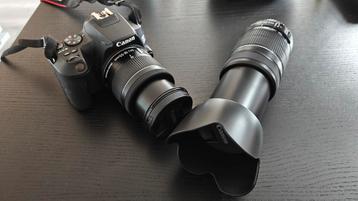 Canon EOS 250D incl 18-55 & 55-250 beschikbaar voor biedingen