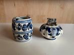 Delft Blauw set asbak en aansteker 9,5 cm hoog ongebruikt, Antiek en Kunst, Verzenden