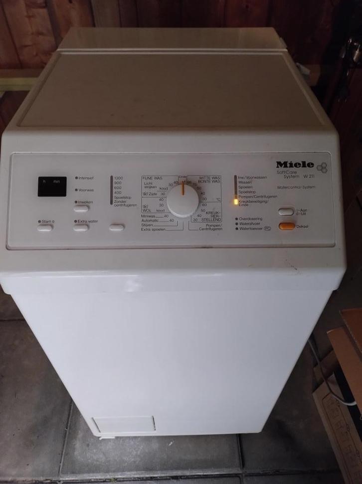 Miele W 211 Bovenlader (Wasmachine), Witgoed en Apparatuur, Wasmachines, Gebruikt, Bovenlader, 4 tot 6 kg, 85 tot 90 cm, 1200 tot 1600 toeren