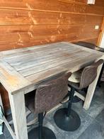 Rough-X bartafel 135 cm, Ophalen, Zo goed als nieuw, Rechthoekig, Hout