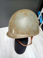 Legerhelm, Militaire helm, Oude Legerhelm, Binnen Buitenhelm, Verzamelen, Ophalen of Verzenden, Landmacht, Helm of Baret