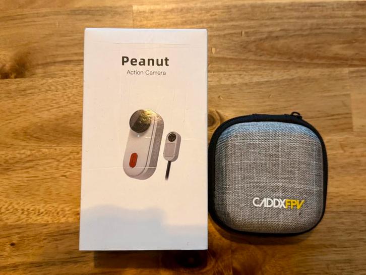 Caddx FPV Peanut Action Camera + case + Drone mounts, Audio, Tv en Foto, Actiecamera's, Zo goed als nieuw, Overige merken, Ophalen of Verzenden
