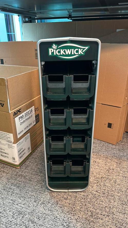 Douwe Egberts Pickwick theedispenser cassette, Huis en Inrichting, Keuken | Keukenbenodigdheden, Zo goed als nieuw, Ophalen of Verzenden