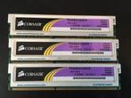 Tripple set van Corsair TR3X6G1333C9 2G PC3 = 6GB [MEM484], Ophalen of Verzenden, Zo goed als nieuw, DDR3, Desktop