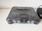 Nintendo 64 Funtastic Smoke Grey console met voeding, Spelcomputers en Games, Spelcomputers | Nintendo 64, Ophalen of Verzenden