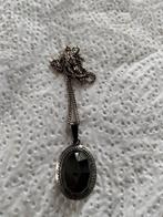 Prachtige antieke zilveren granaat ketting., Sieraden, Tassen en Uiterlijk, Verzenden, Zilver, Ketting