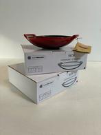 NIEUW Le Creuset wokjes / set van twee stuks, Huis en Inrichting, Ophalen, Zo goed als nieuw, Overige typen