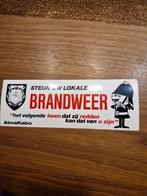 2191 Vintage Brandweer Sticker - Steun uw lokale brandweer!, Ophalen of Verzenden, Zo goed als nieuw
