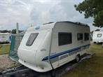 Hobby 460 UFE 2003 AIRCO, VOORTENT, Caravans en Kamperen, Caravans, Rondzit, Hobby, Frans bed, Particulier