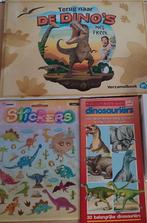 Dinosaurus (verzamel)boek & stickers 🦖🦕, Ophalen of Verzenden, Zo goed als nieuw