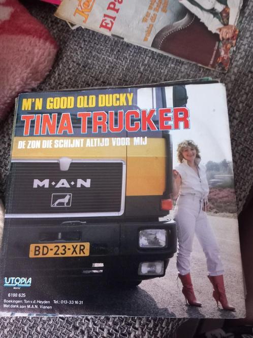 tina trucker de zon die schijnt altijd voor mij, Cd's en Dvd's, Vinyl | Nederlandstalig, Gebruikt, Levenslied of Smartlap, Overige formaten