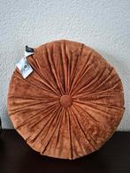 Ronde sierkussen, Ophalen of Verzenden, Nieuw, Bruin, Rond