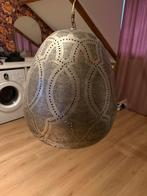 Grote Marokkaanse metalen lamp – handgemaakt, Gebruikt, Bohemian, Ophalen of Verzenden, Metaal