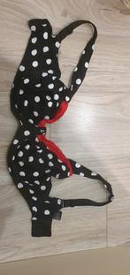 Bonprix BH - Zwart met stippen en rode details, Kleding | Dames, Bonprix, Ophalen of Verzenden, Zwart, BH